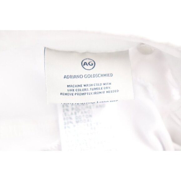 AG Adriano Goldschmied Women's Size US28 White Prima Crop Cigarette Leg Jeans - Picture 13 of 13